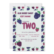 Berry Any Age Birthday Invitation