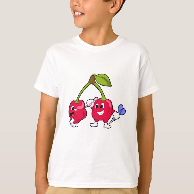 Berry at Darts with Dart T-Shirt (Front)