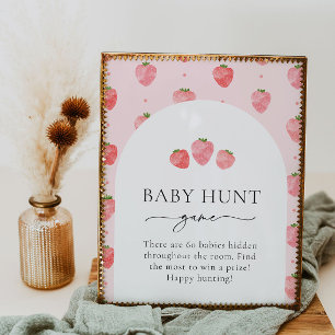 Berry Baby Hunt Game Sign