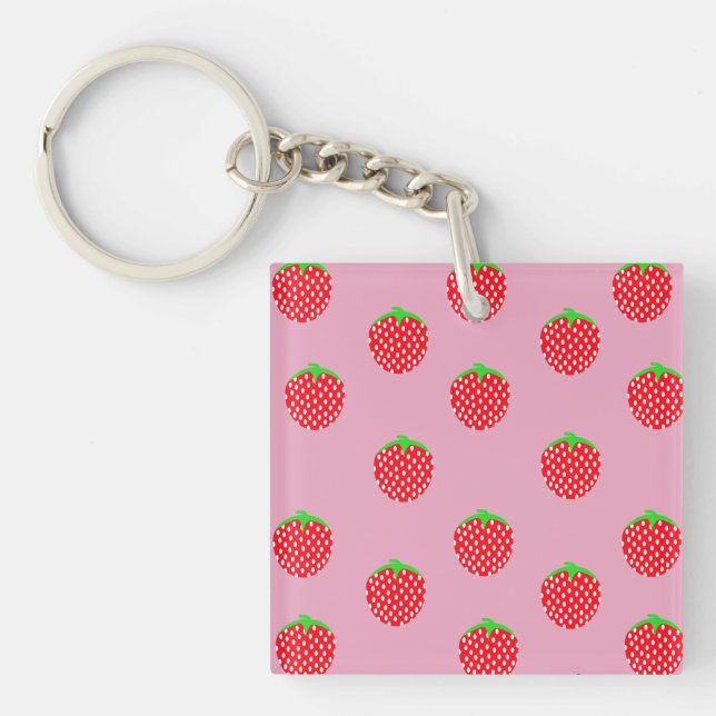 Berry Beautiful Summer Keychain (Front)