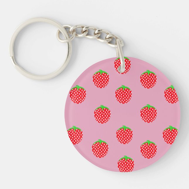Berry Beautiful Summer Keychain (Front)