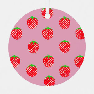 Berry Beautiful Summer Metal Ornament