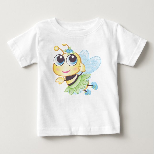 Berry Bee Toddler Pullover Hoodie (Front)