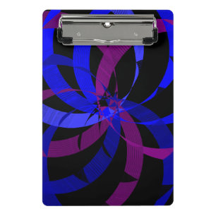 Berry Blend Geometric Mini Clipboard