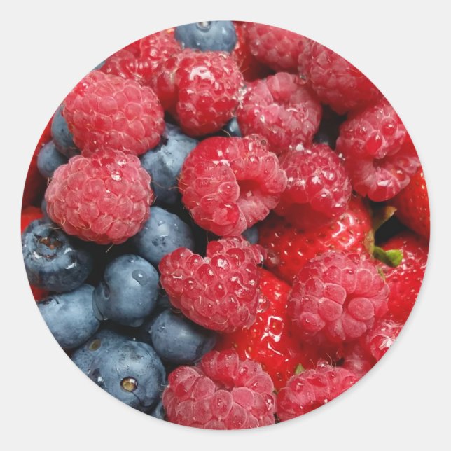 Berry Bonanza Classic Round Sticker (Front)