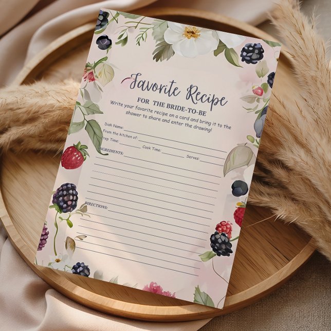 Berry Botanical Favorite Recipe Game (Creator Uploaded)