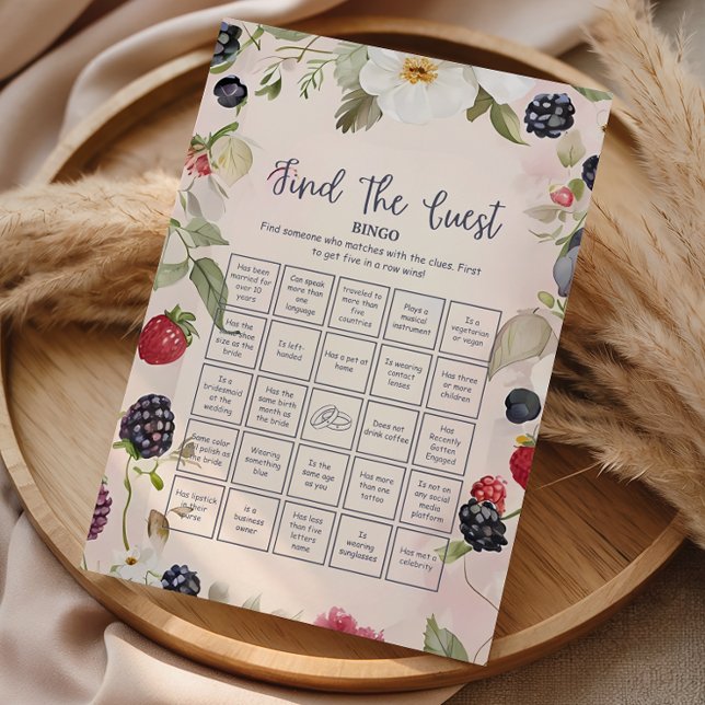 Berry Botanical Find the Guest Bingo (Creator Uploaded)