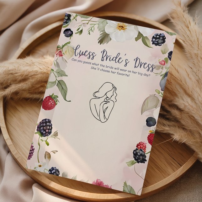 Berry Botanical Guess Bride’s Dress Game (Creator Uploaded)