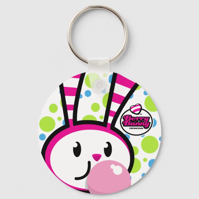 BERRY BUNNY - Bubble Bunny Keychain (Front)