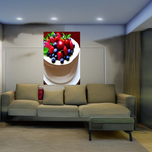 Berry cake | AI Art Poster (Creator Uploaded)