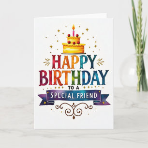 Berry Cake Birthday Card