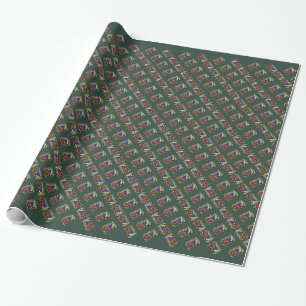 Berry Christmas Banana New Year Wrapping Paper