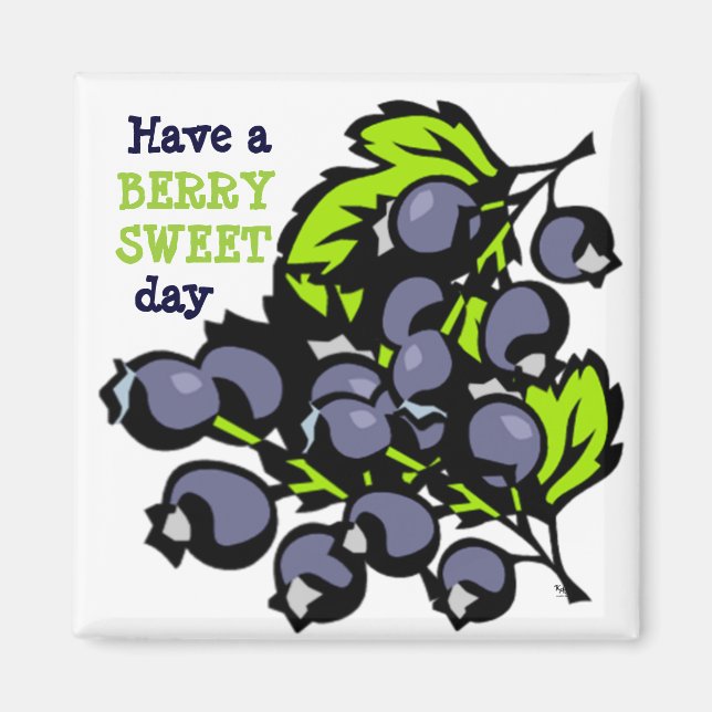 Berry Day Magnet (Front)