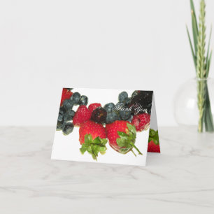 Berry Delight Thank You Note Card