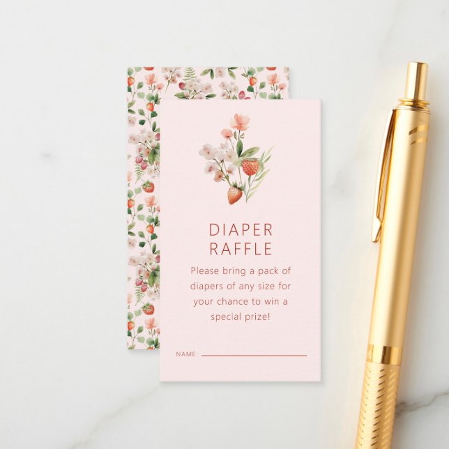 Berry Diaper Raffle Card (Front/Back In Situ)