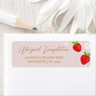 Berry First 1st Strawberry Anniversaire Adresse