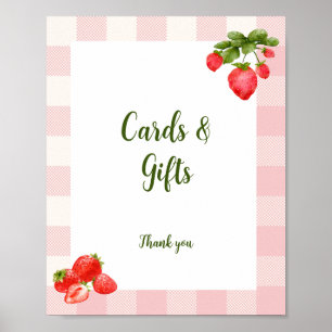 Berry First Birthday Customizable Sign