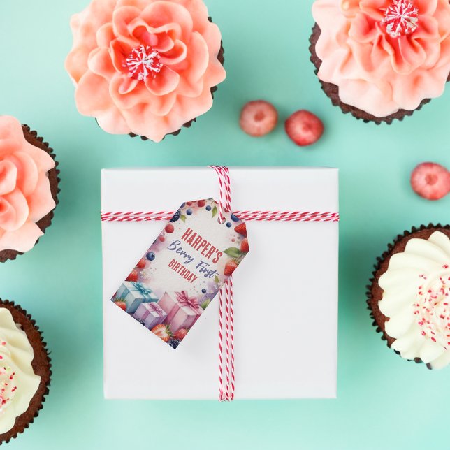 Berry First Birthday Gift Tag – Berries & Presents (Creator Uploaded)