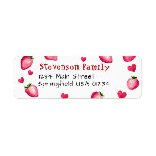 Berry First Birthday Party Coeurs fraises