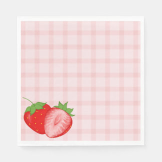 Berry First Birthday Party Napkins