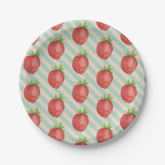 Berry First Birthday Plates