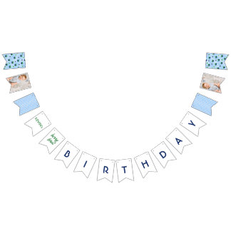 Berry First Birthday Summer Blueberry Fruit Party Bunting Flags