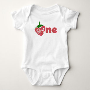 Berry First One Birthday Baby Bodysuit