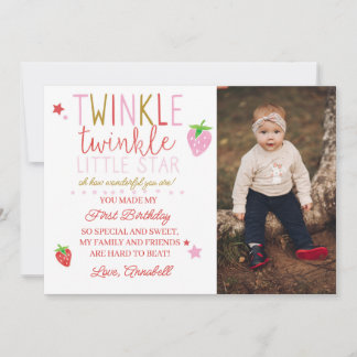 Berry First Thank You Card Twinkle Star Download