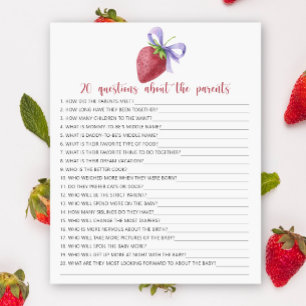Berry - games - 20 questions about the parents