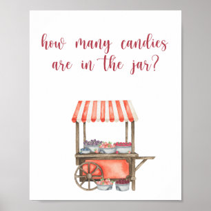 Berry - guess how many candies Poster