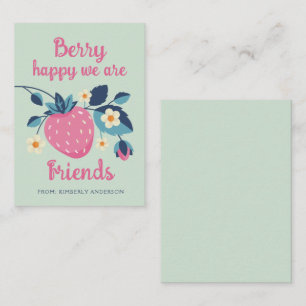 Berry Happy Classroom Valentine's Day Card