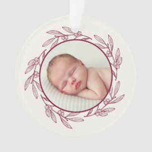Berry Imprint Photo Holiday   Plum