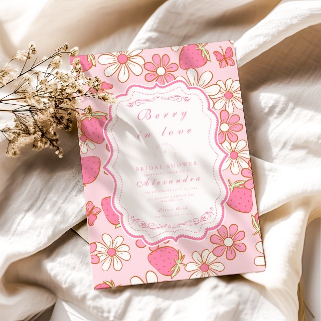 Berry in Bloom Bridal Shower Invitation (Creator Uploaded)