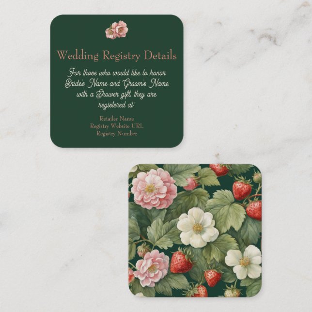 Berry in Love : Carte de boîtier mariage du regist (Devant / Derrière)