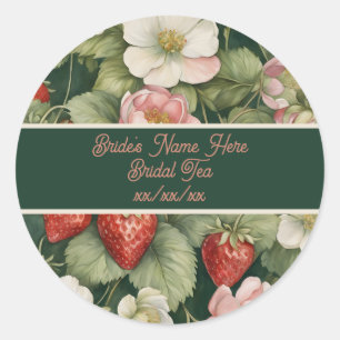 "Berry in Love" Flowers and Strawberry Stickers