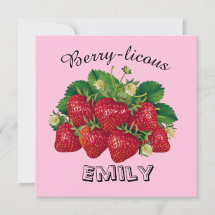 Berry-licous Invitation