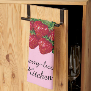 Berry-licous kitchen towel
