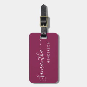 Berry, Luggage Tags Wedding Table Plan / Favour