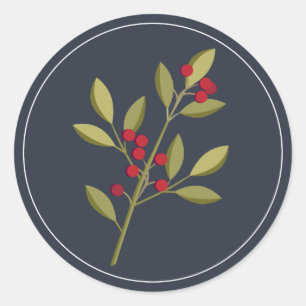 Berry Merry Christmas Envelope Seal