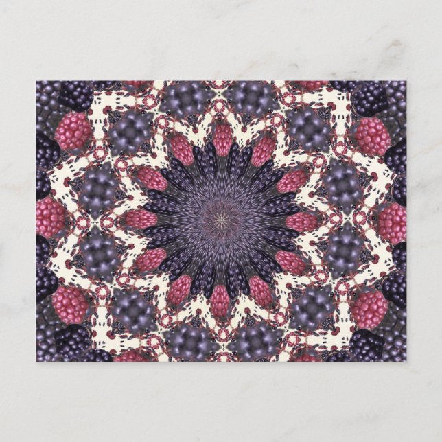 Berry Patchwork Postcard (Front)