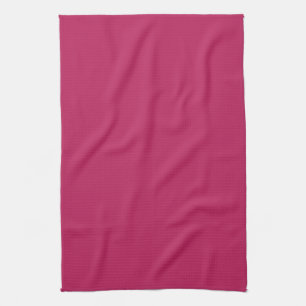 Berry Pink Personalized Trend Colour Background Kitchen Towel