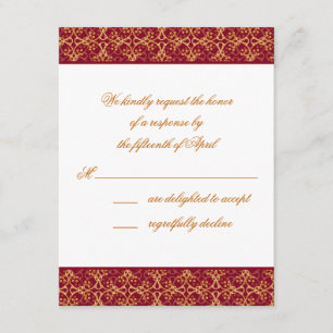 Berry Red Cluster Response Card