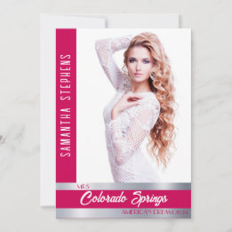 Berry Shine Autograph Card for Pageants