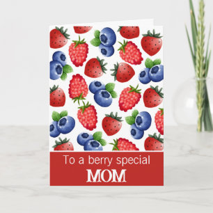 Berry Special Mom Mixed Berries Birthday Card