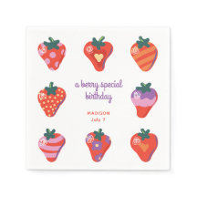Berry Special Strawberry Birthday - White