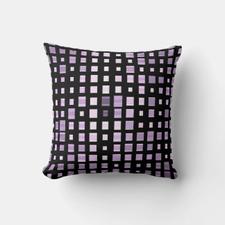 Berry Squares Throw Pillow