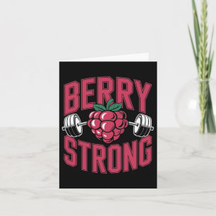 Berry Strong - Fitness Weightlifting Bodybuilding  Card