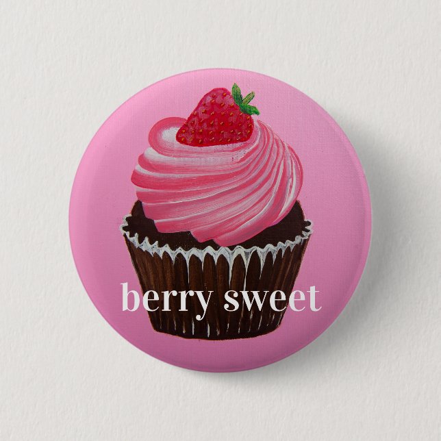 berry sweet 2 inch round button (Front)