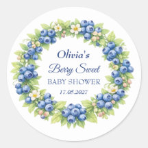 Berry Sweet Baby Shower Blueberry Baby Girl Boy