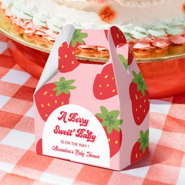 Berry Sweet Baby Shower Favor Box (Creator Uploaded)